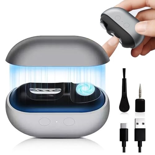 Electric Nail Clippers for Seniors 2026 New? 3-in-1 Smart Electric Toenail Clipper with Polishing & LED Light, 2 Adjustable Speeds for Adults & Baby