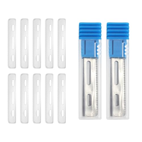 Single Edge Razor Blades,20PCS Replacement Blade with Guard, Silver Barber Razors Blades for Shaving Straight Razor