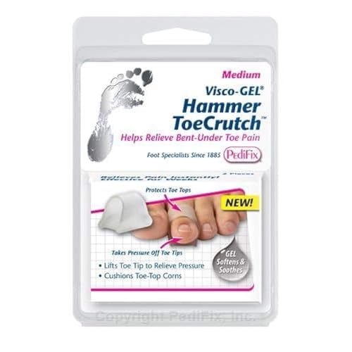Pedifix Visco GEL Hammer Toe Crutch Item # 1037-M Medium 4 Total SMARTGEL TECH