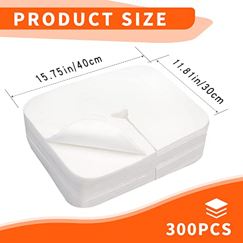 300 Count Disposable Face Cradle Covers, Massage Face Covers Medical-Grade Ultra Soft Large Headrest Covers for Massage Tables & Massage Chairs