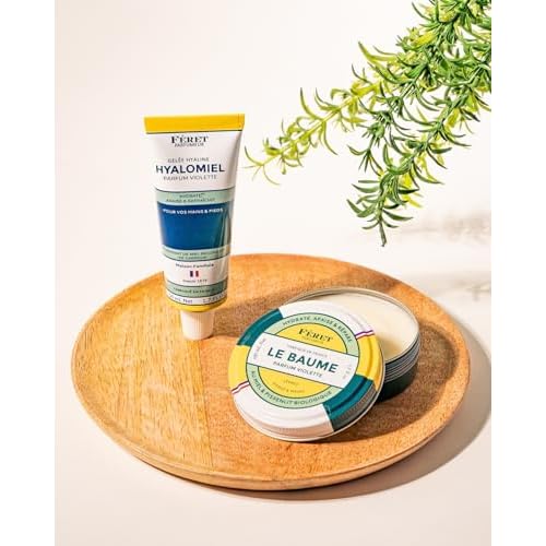 F?ret Parfumeur Le Hyalomiel Gel Moisturizer ? Violette ? Hydrating Skincare with Organic Honey ? Soothing Gel for Dry, Cracked Hands, Feet & Skin ? Made in France ? 50ml / 1.7oz