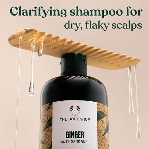 The Body Shop Ginger Scalp Care Shampoo ? For Dry, Flaky Scalp ? With Vegan Silk Protein ? 250ml