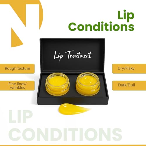 Mango Lip Mask & Scrub Duo ? Hydrating & Exfoliating Lip Care with Omega Fatty Acids, Organic Oils & Organic Shea Butter ? Soft, Smooth, Plump Lips ? Vegan & Paraben-Free, No Nasties