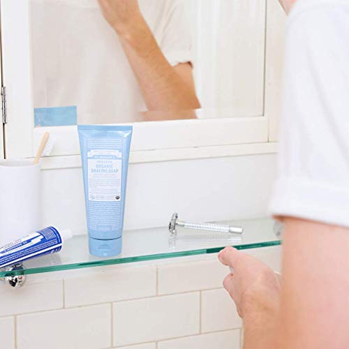 Dr Bronners, Shave Gel Mild Unscented Organic Fair Trade, 7 Fl Oz