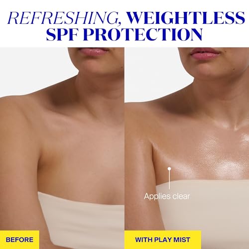 Supergoop! PLAY Antioxidant Body Mist w/Vitamin C - 6 fl oz - SPF 50 PA++++ Broad Spectrum Sunscreen - Body Spray - Great for Active Days (Pack of 2)