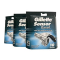 Gillette Sensor Excel - 10 Count (Pack of 3)
