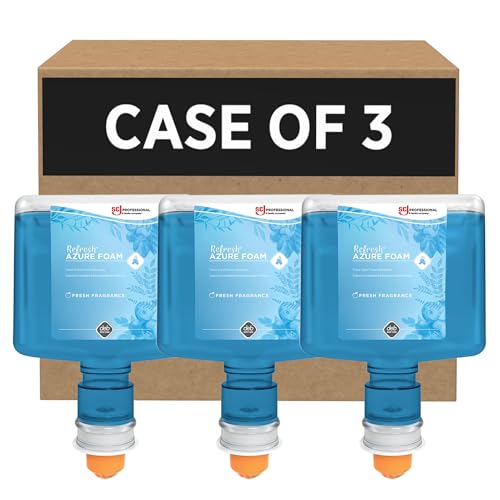 SC Johnson Professional REFRESH AZURE FOAM HAND SOAP 1.2 LITER TOUCH FREE, 3 PACK
