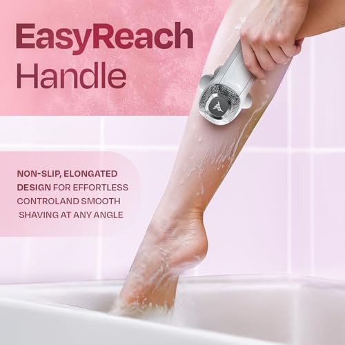 HUMMINGBIRD Flexy Electric Razors for Women ? Cordless Rechargeable Waterproof Electric Leg Shaver for Silky Smooth Legs, Hair Removal Kit, Exfoliator, Cleanser, Travel Case & Bikini Trimmer for Women