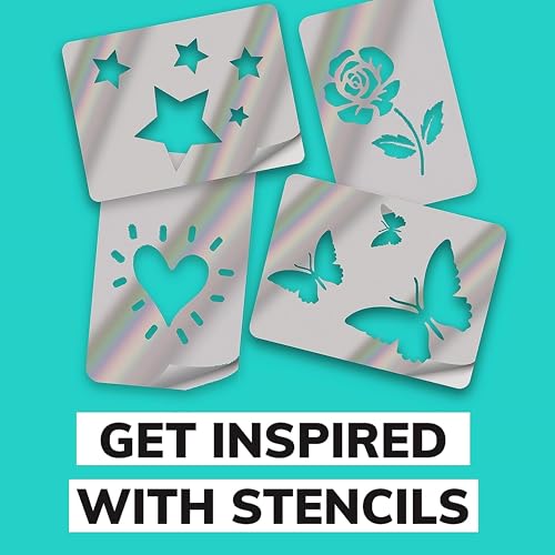 BIC BodyMark Party Pack Temporary Tattoo Marker for Skin, Premium Brush Tip, Gifts for Teens, 4 Count Pack