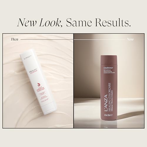 L'ANZA Healing Colorcare Conditioner, Daily Color-Safe Conditioner, Hydrates & Repairs Dry Damaged Hair, Detangles, Anti-Fade, Adds Shine. Anti-Humidity, Strengthening Care, Sulfate Free