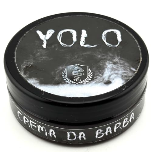 TFS Torino Yolo Shaving Cream 150 ml ? Mango & Shea Butter Formula with Argan & Castor Oil ? Smoky Tea & Tobacco Fragrance ? Protective & Moisturizing Shave Cream