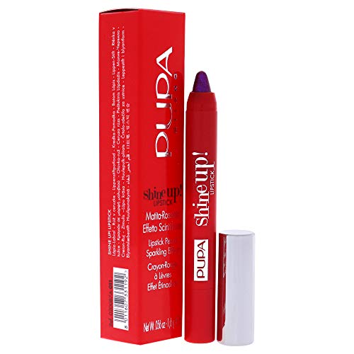 Pupa Milano Shine Up! Lipstick - Shimmering Effect Lipstick-Pencil - Subtle And Sensory Texture - Adheres Perfectly, Precisely and Flawlessly - 011 Scandalous Lips - 0.056 Oz