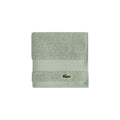 Lacoste Heritage 100% Supima Cotton Wash Cloth, Aloe, 13" x 13" ? Highly Absorbent & Quick Drying, Premium Super Soft Bath Towel, Bathroom Essential, Gift for All Occasions, Machine Washable