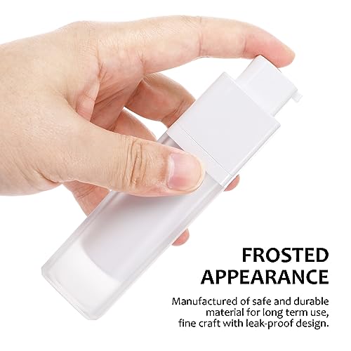 Beaupretty 30Ml Frosted Travel Bottles Refillable Cosmetic Containers Leak-Proof Sub Bottles for Lotion Serum Eye Cream Portable Skincare Travel and Daily Use