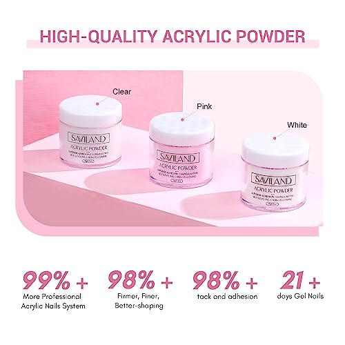 SAVILAND Acrylic Nail Kit with Nail Forms
