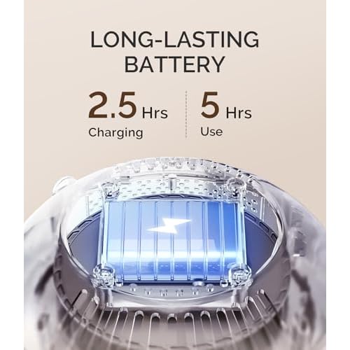 MelodySusie Rechargeable Nail Dust Collector with ART01R Handheld UV Light for Gel Nails
