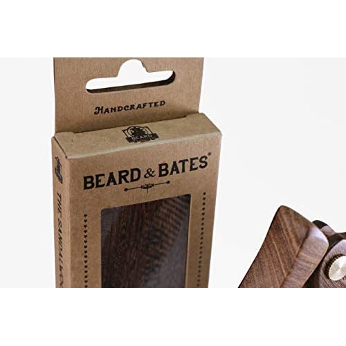 BEARD & BATES The Sandalwood Switchblade - The Original Folding Wooden Beard Hair Comb | Boutique, Artisan Crafted, Los Angeles