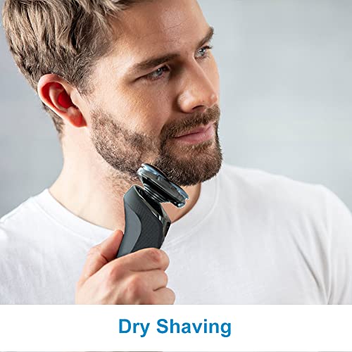 SH50 Replacement Heads for Philips Norelco 5000 Series (S5xxx, AT7xx, AT8xx, PT7xx, PT8xx) - Electric Shaver Blades & Cutters Compatible with Series 5000, AquaTouch, PowerTouch Shavers 6-Pack