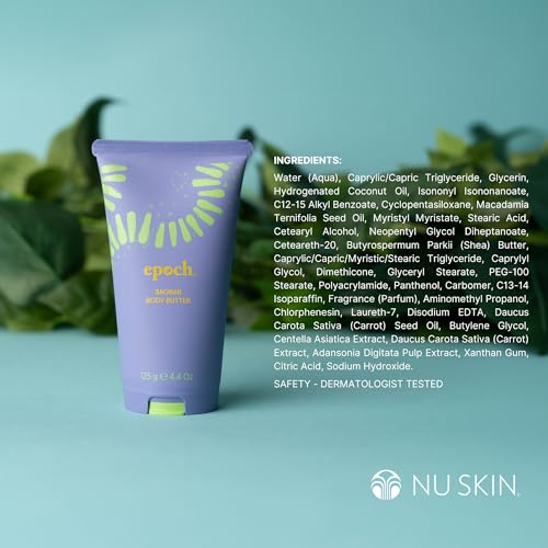 Nuskin Epoch Baobab Body Butter | Rich Cream Infused with Shea Butter and Ethnobotanical Baobab Fruit Extract for Deep Hydration, Softness, and Skin Resiliency | 1 Pack