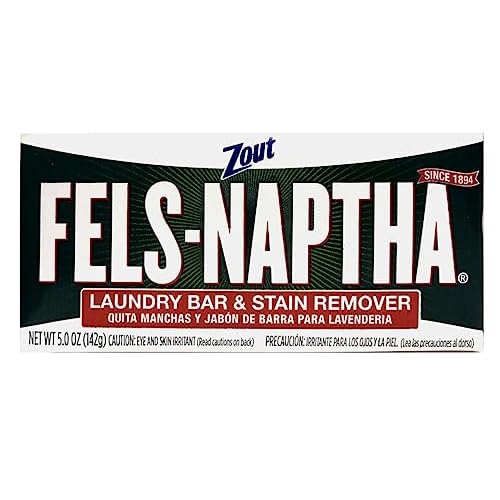 Purex Fels-Naptha Laundry Bar & Stain Remover, 5.0 OZ (Pack of 24)