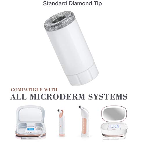 Trophy Skin Standard Diamond Tip - Compatible with Any Trophy Skin Microdermabrasion Machine - Professional-Quality Home Spa Kit Accessory - Rejuvenate and Exfoliate Skin with Real Diamonds