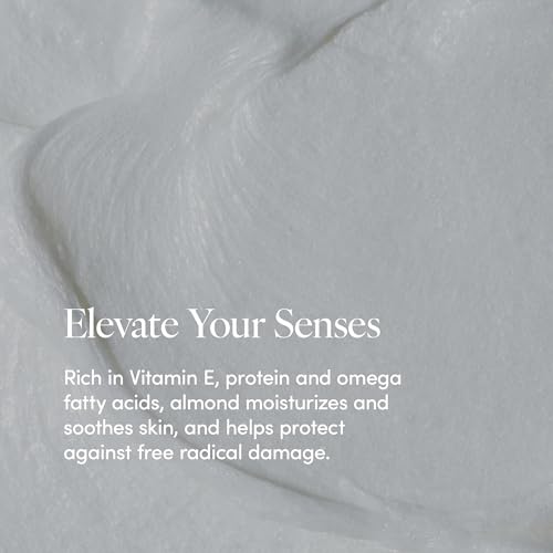LATHER - Almond Shave Cr?me, 4 oz - Non-Foaming Luxurious Shaving Cream for Women and Men - Almond Oil, Vitamin E, Omega Fatty Acids - Sensitive Skin Safe - Vegan & Cruelty Free - Beauty & Skincare
