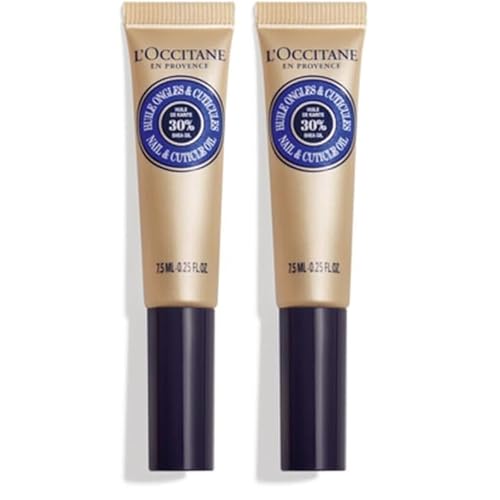 L'OCCITANE Shea Nail & Cuticle Oil, Nourishing Brush-On Moisture for Stronger & Healthier Nails, Hydrating Care for Manicures with Almond Oil, Vegan