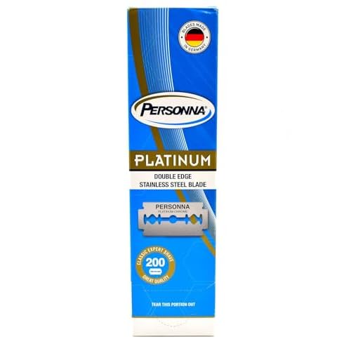 200 Personna Platinum Double Edge Razor Blades