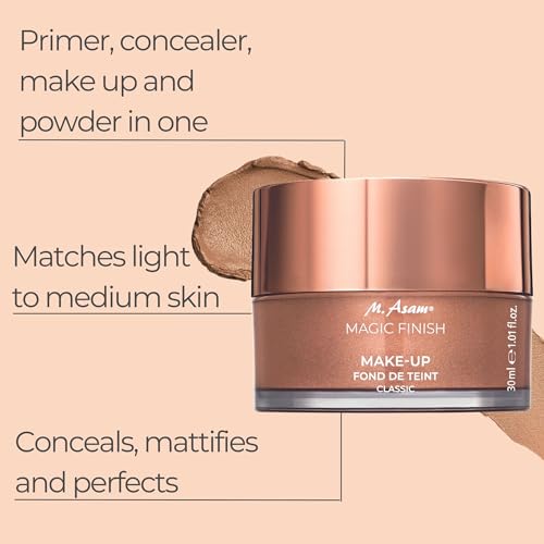 M. Asam Magic Finish Make-Up Mousse (1.01 Fl Oz) and Magic Care Perfect Teint (1.01 Fl Oz) ? 4in1 MAKE-UP and INSTANT SKIN OPTIMIZER