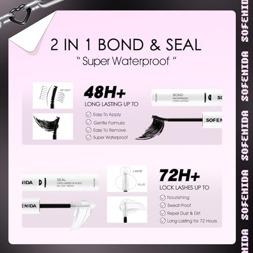 Lash Clusters Kit 100D Thick Cluster Lashes 10-18mm Volume Eyelash Clusters D Curvature Cluster Eyelash Extensions 3D Wispy Lash Clusters DIY Lash Extension Kit(100D-10-18MIX Thick Kit)