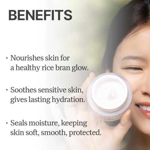 Rice Bran Facial Moisturizer ? Deeply Hydrating & Gentle Soothing for Sensitive & Dry Skin ? Product of Korea ? 1.69 fl. oz