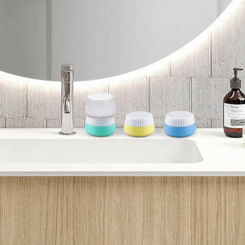 Cosywell Small Travel Containers for Toiletries 20ml 8Pack TSA Approved Silicone Cream Jars Refillable Leak-proof Travel Size Accessories with Lid for Lotion Cosmetic Makeup Body Cream