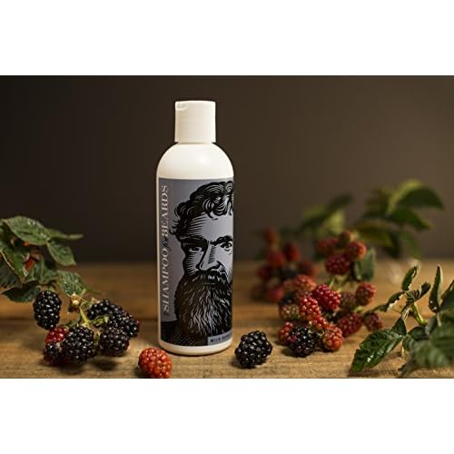 Ultra-Grooming Beard Shampoo & Wash by Beardsley & Company Beard Care Products (Wild Berry, 8 oz)