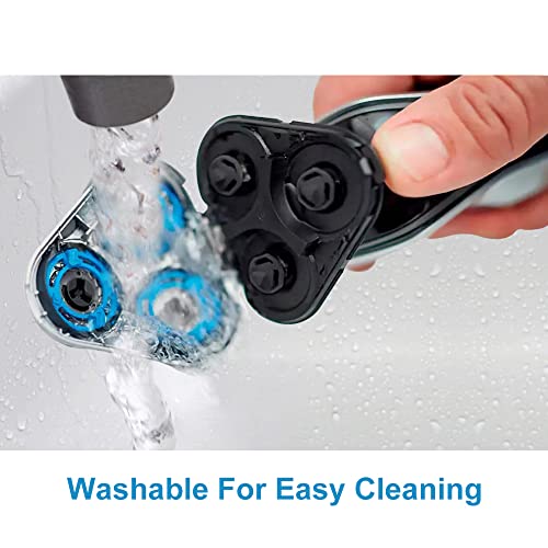 SH50 Replacement Heads for Philips Norelco 5000 Series (S5xxx, AT7xx, AT8xx, PT7xx, PT8xx) - Electric Shaver Blades & Cutters Compatible with Series 5000, AquaTouch, PowerTouch Shavers 6-Pack