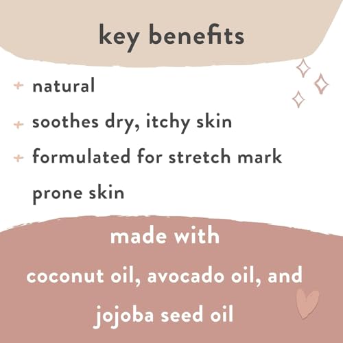 The Honest Company Mama Hydrating and Soothing Glow On Body Belly Oil,Plant Based Hypoallergenic,Fragrance-Free,4.2 fl oz,(Pack of 2)