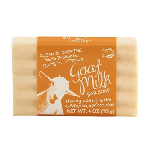 San Francisco Soap Company Goat Milk Soap Bar ? Honey & Goat Milk (4 Ounce) | Moisturizing Natural Body Soap with Nourishing Shea Butter | Gentle, Hydrating Skincare for All Skin Types |