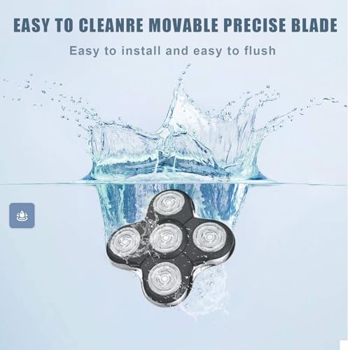 Shaver Replacment Heads Compatible with Remington Balder Pro Head Shaver Model XR7000, for Bald Men (4 Pack)