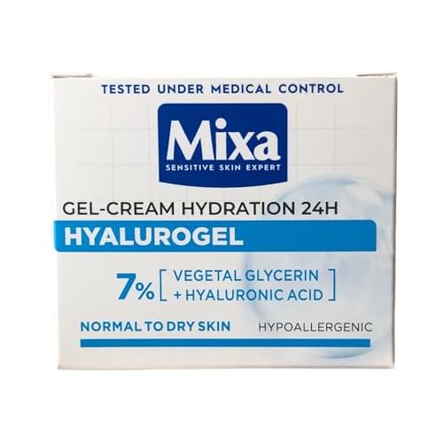 Mixa Hyalurogel Intensive Hydration Cream Gel for Normal Dehydrated Skin 50ml