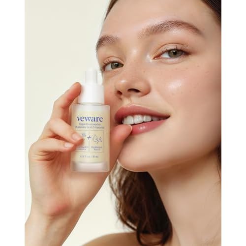 Vegan Honeysuckle Hyaluronic Acid 5 Ampoule - Hydrating & Soothing Facial Serum - Fragrance-Free, Alcohol-Free, 30ml