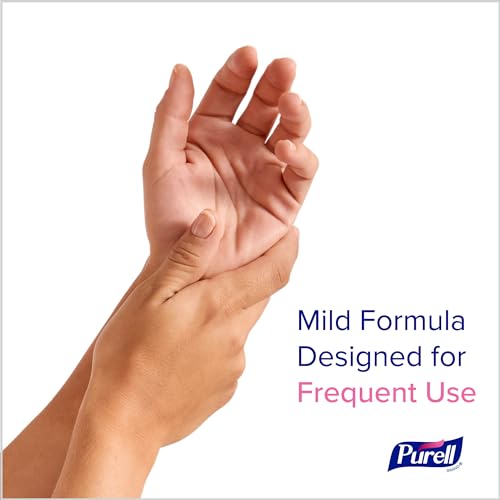 PURELL Foaming Hand Soap, Fragrance Free, E2 Certified, 1200 mL Refill for PURELL ES10 Automatic Soap Dispenser (Pack of 2) ? 8383-02