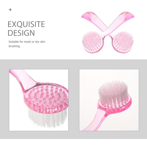 ARTIBETTER Sheep Horn Facial Cleansing Brush Set 4 Pack Manual Face Cleaning Brushes with Protective Cap for Deep Pore Exfoliation and Skin Care Wet Dry Use 5.11 Inch