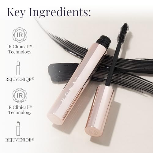 MONAT IR Clinical¢â Mascara ? Lash Enhancing & Volume Boosting ? Smudge Resistant Non-Flaky Natural Beauty Product ? Long Lasting Mascara for Healthy & Strong Lashes