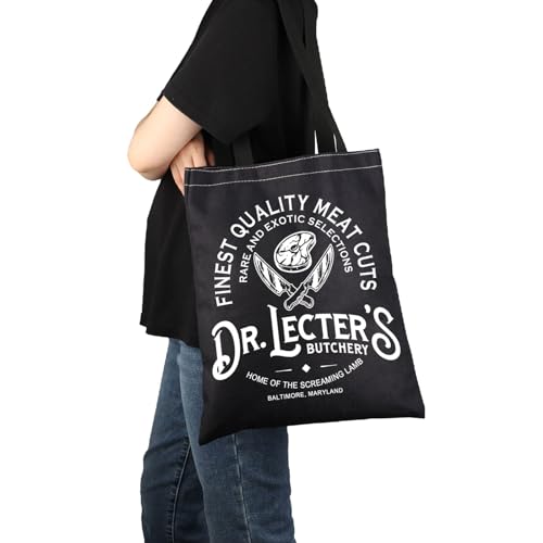 G2TUP Movie Inspired Gift Dr L B Reusable Canvas Tote Bag H L Fan Handbag