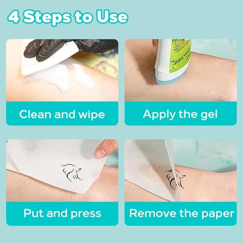 Tattoo Transfer Gel - Usiriy Stencil Stuff Professional Stencil Gel Tattooing Transfer Cream Tattoo Supplies Accessories for Body Art Makeup Artist