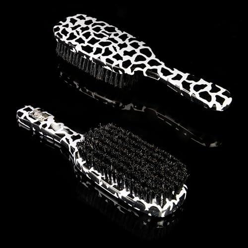 Torino Pro Wave Brush #261 7 Row Soft bristles Shower brush -100% Pure Boar Bristles - Great for laying down your 360 Waves