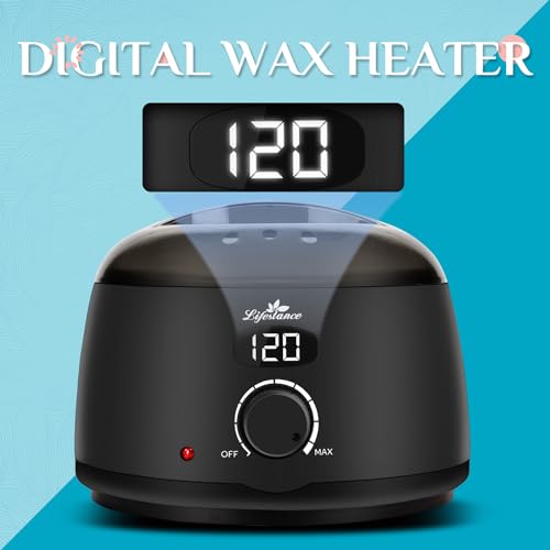 Lifestance Conical Silicone Wax Warmer Liner + L2 Digital Wax Warmer