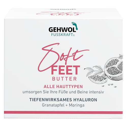 GEHWOL Soft Feet Butter 3.5 oz/100 ml pomegranate & moringa