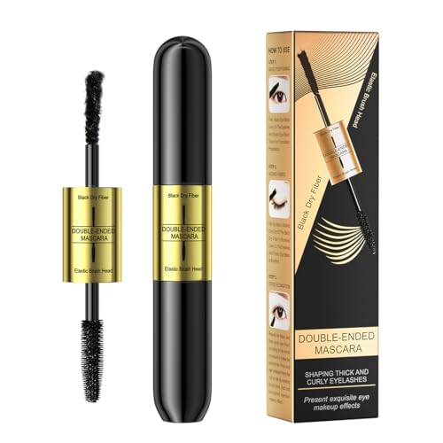 Fiber-infused Mascara, Black Tiny Fibers included Mascara to Extend and Elongate Eyelash, for Maximum Volume and Curl Effect by ¡°Linble¡±