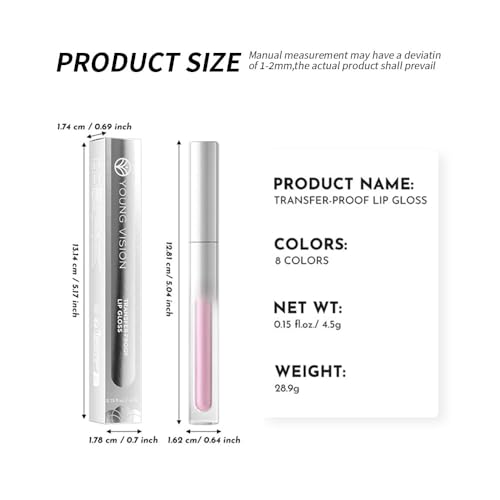 8 Colors Matte Champagne Rose Gold Lip Gloss, Multi-use Lip and Cheek Lip Tint Hydrating High Shin Tinted Formula for Fuller, Softer Lips, Cruelty-Free, Long-Lasting, 02#