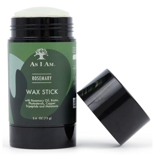As I Am Rosemary Hair Wax Stick - 2.6 Oz - with Biotin & Saw Palmetto